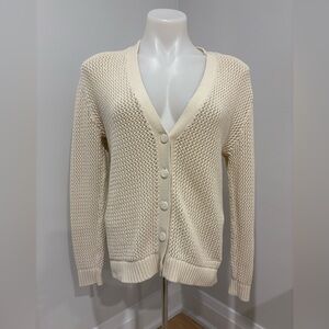 TNA Cream Button-Up Women's Cardigan